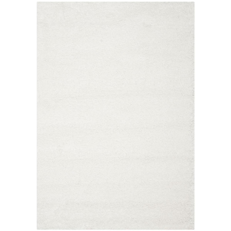 Safavieh 3 x 3 ft. California Shag Contemporary Round Rug, White SG151-1010-3R